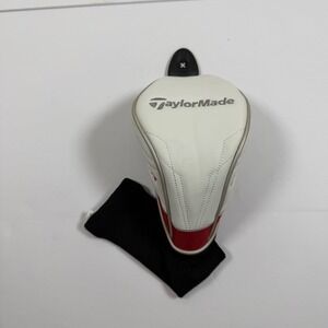 TaylorMade AeroBurner Fairway Wood Headcover White Red Black Adjustable Dial